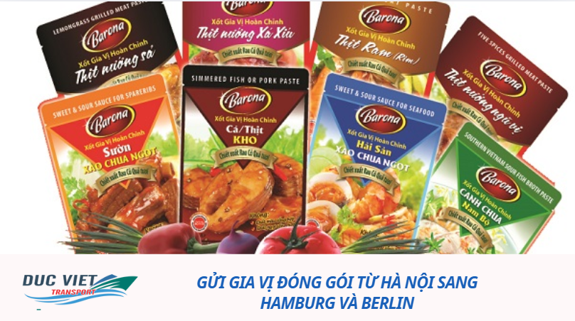 GỬI GIA VỊ ĐÓNG GÓI TỪ HÀ NỘI SANG HAMBURG VÀ BERLIN
