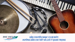 vận chuyển nhạc cụ đi Đức
