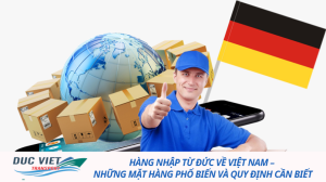 HÀNG NHẬP TỪ ĐỨC VỀ VIỆT NAM – NHỮNG MẶT HÀNG PHỔ BIẾN VÀ QUY ĐỊNH CẦN BIẾT