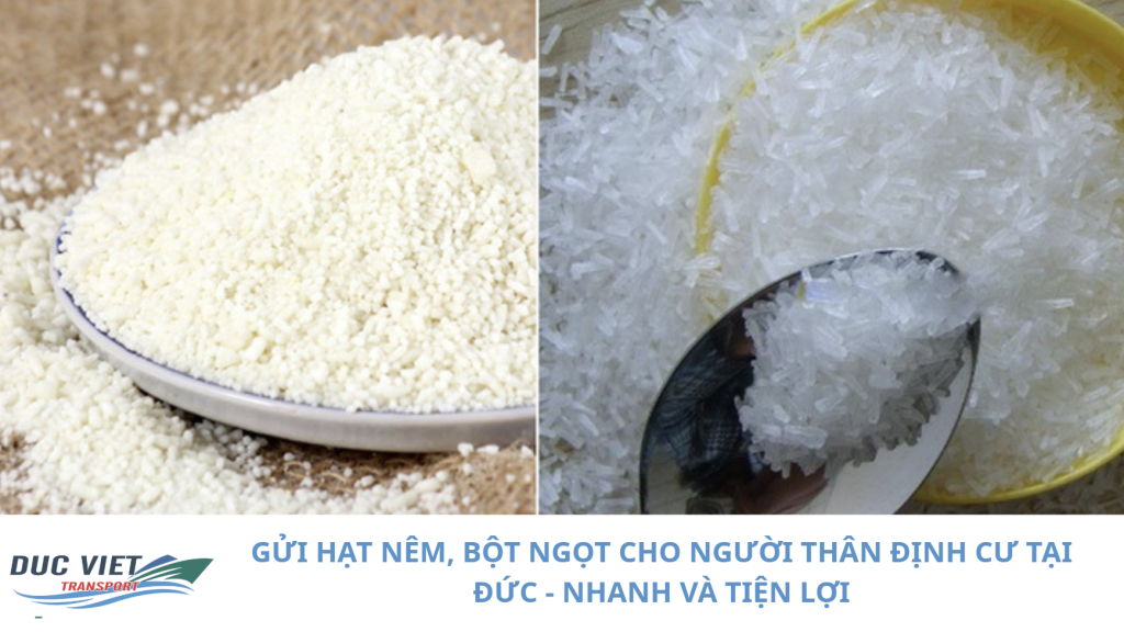 Gửi hạt nêm, bột ngọt cho người thân định cư tại Đức – Nhanh & tiện lợi