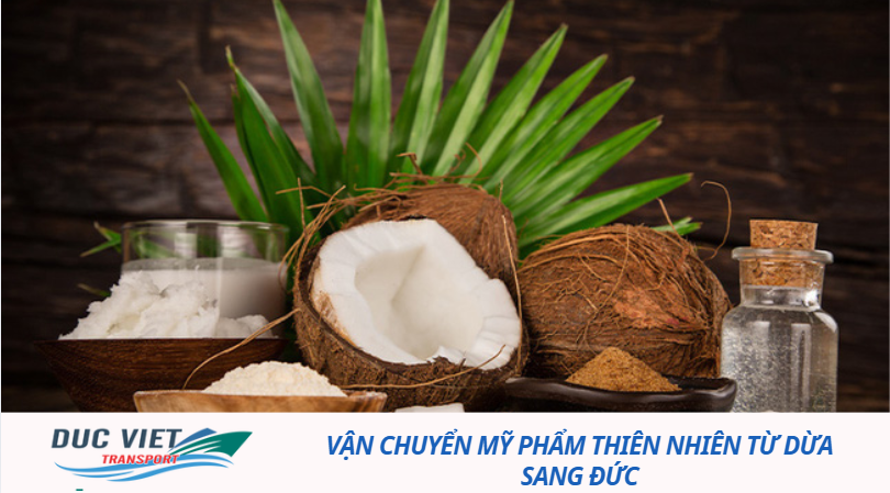 Vận chuyển mỹ phẩm từ dừa sang Đức