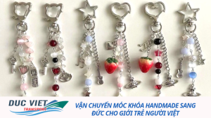 Vận chuyển móc khóa handmade sang Đức cho giới trẻ người Việt