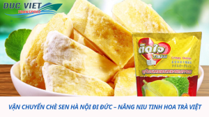 Vận chuyển chè sen Hà Nội đi Đức – Nâng niu tinh hoa trà Việt