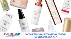 CÁC LOẠI MỸ PHẨM ĐỨC ĐƯỢC ƯA CHUỘNG TẠI VIỆT NAM HIỆN NAY