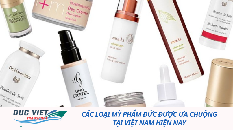 CÁC LOẠI MỸ PHẨM ĐỨC ĐƯỢC ƯA CHUỘNG TẠI VIỆT NAM HIỆN NAY