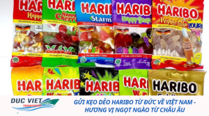 GỬI KẸO DẺO HARIBO TỪ ĐỨC VỀ VIỆT NAM - HƯƠNG VỊ NGỌT NGÀO TỪ CHÂU ÂU