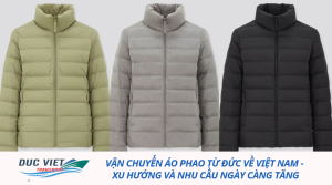 Vận chuyển áo phao từ Đức về Việt Nam – Xu hướng và nhu cầu ngày càng tăng