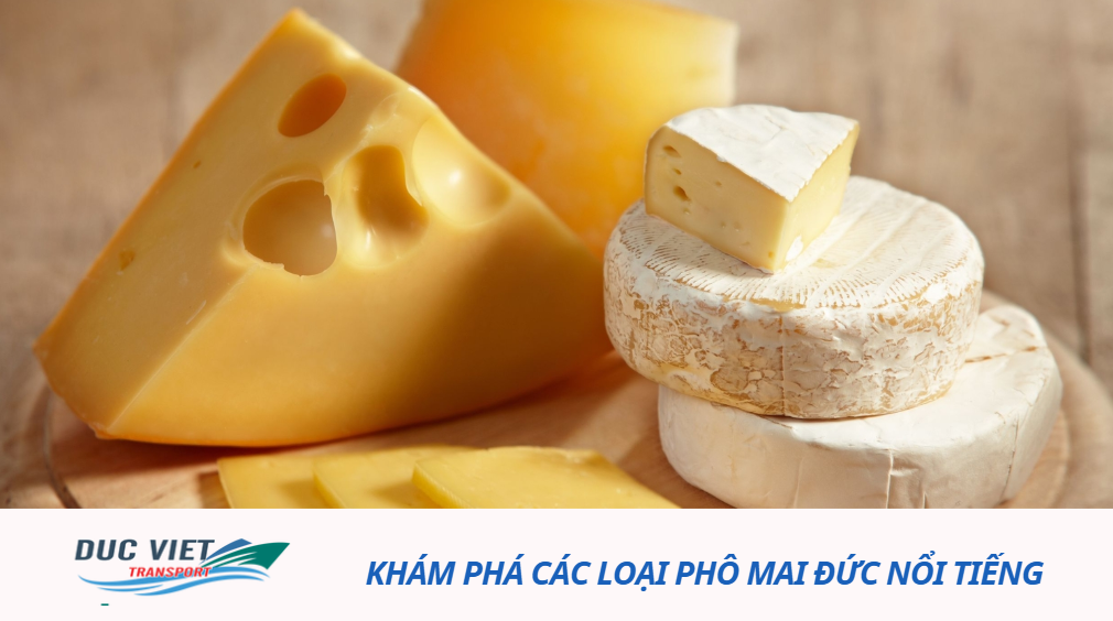 KHÁM PHÁ CÁC LOẠI PHÔ MAI ĐỨC NỔI TIẾNG