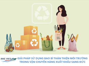 GIẢI PHÁP SỬ DỤNG BAO BÌ THÂN THIỆN MÔI TRƯỜNG TRONG VẬN CHUYỂN HÀNG XUẤT KHẨU SANG ĐỨC