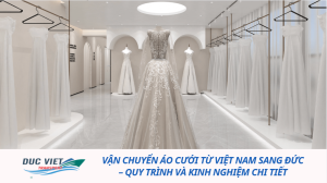Vận chuyển áo cưới từ Việt Nam sang Đức – Quy trình và kinh nghiệm chi tiết