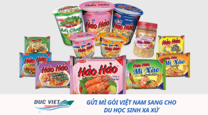 Gửi mì gói Việt Nam sang cho du học sinh xa xứ