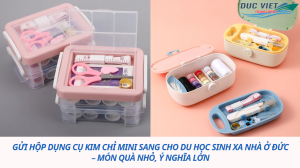 Gửi Hộp Dụng Cụ Kim Chỉ Mini Sang Cho Du Học Sinh Xa Nhà Ở Đức – Món Quà Nhỏ, Ý Nghĩa Lớn