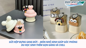 Gửi Hộp Đựng Sang Đức – Món Nhỏ Xinh Giúp Góc Phòng Du Học Sinh Thêm Gọn Gàng Và Chill