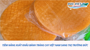 TIỀM NĂNG XUẤT KHẨU BÁNH TRÁNG CAY