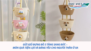 Gửi Giỏ Đựng Đồ 3 Tầng Sang Đức – Món Quà Tiện Lợi Và Đáng Yêu Cho Người Thân Ở Xa