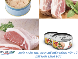 XUẤT KHẨU THỊT HEO CHẾ BIẾN ĐÓNG HỘP TỪ VIỆT NAM SANG ĐỨC