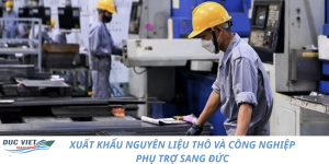XUẤT KHẨU NGUYÊN LIỆU THÔ VÀ CÔNG NGHIỆP PHỤ TRỢ SANG ĐỨC
