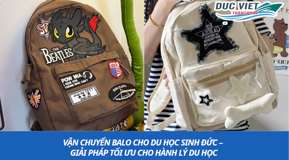 vận chuyển balo sang đức