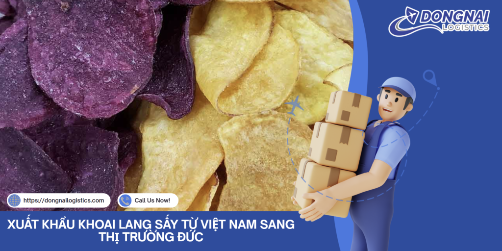 XUẤT KHẨU KHOAI LANG SẤY TỪ VIỆT NAM SANG THỊ TRƯỜNG ĐỨC