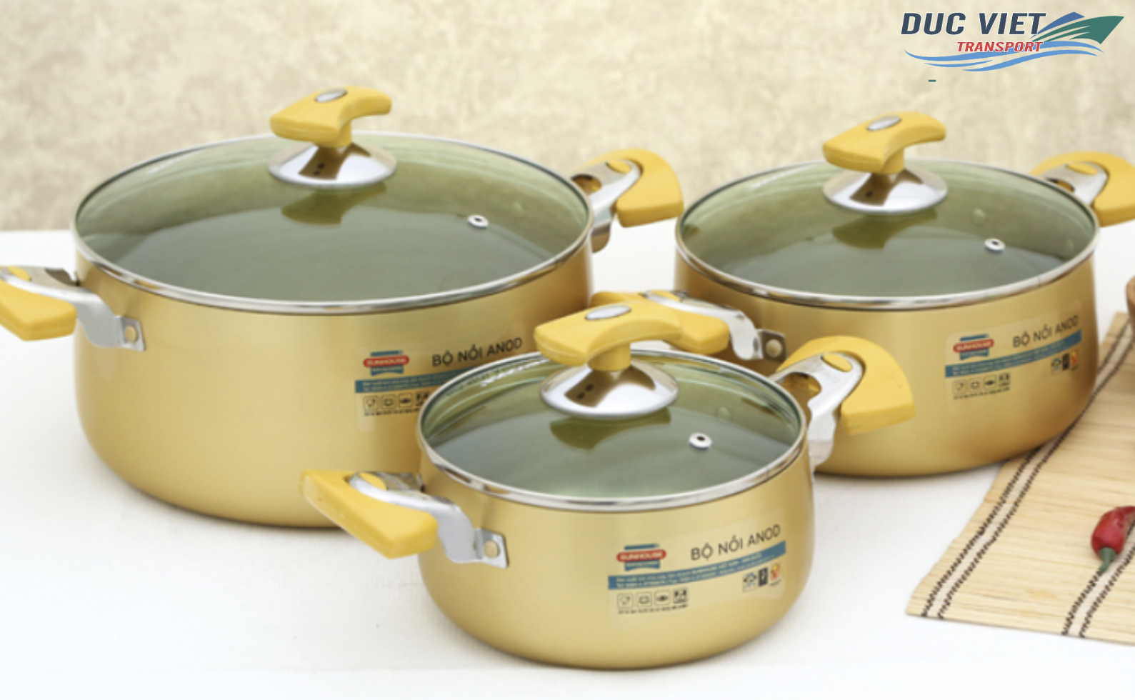 XUẤT KHẨU XOONG NỒI NHÔM SANG THỊ TRƯỜNG ĐỨC NHANH CHÓNG - AN TOÀN