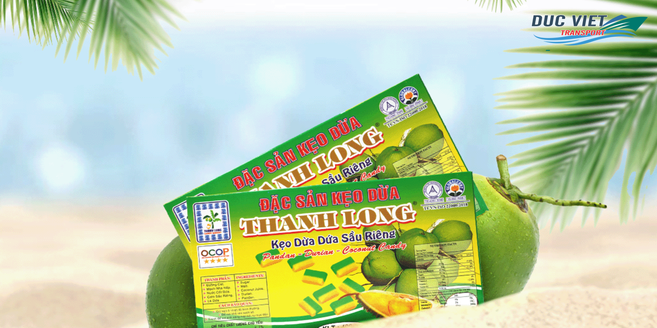 Gửi Kẹo Dừa Bến Tre Đi Đức – Dẻo Thơm, Giữ Nguyên Hương Vị Việt