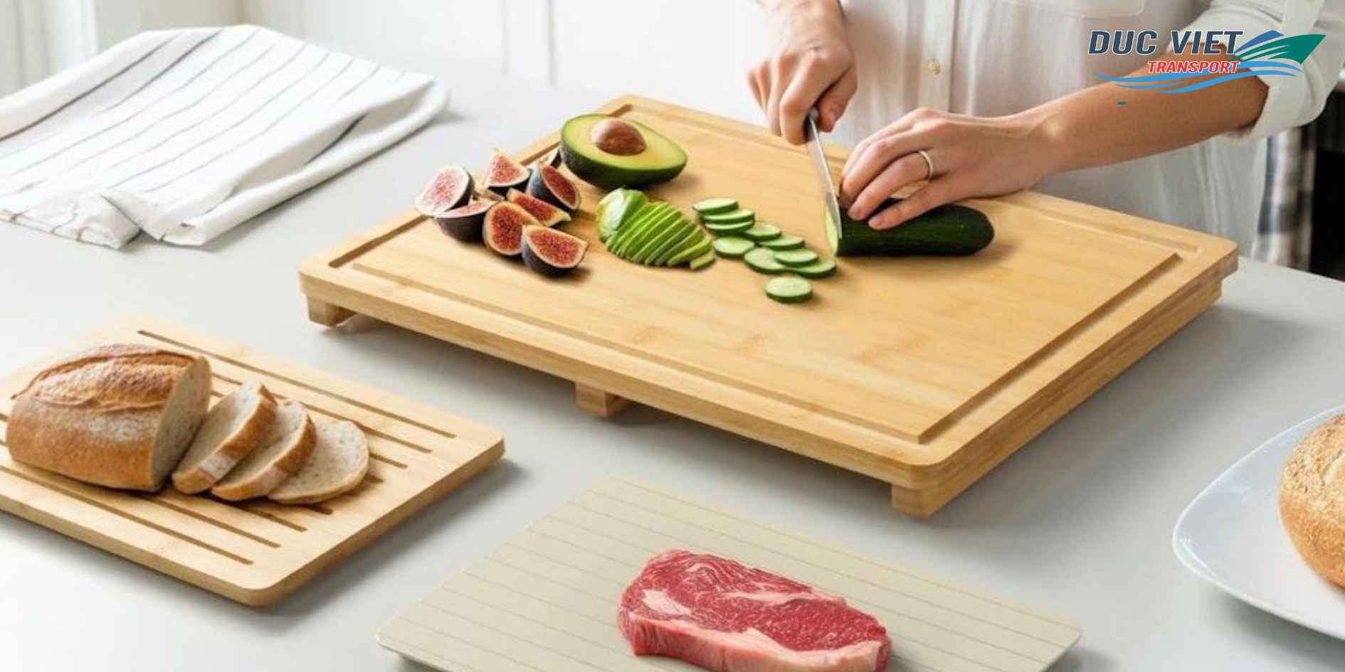 Vận Chuyển Bộ Thớt Gỗ Tự Nhiên Tây Nguyên Sang Đức – Giữ Trọn Độ Bền Và Chống Nứt Mẻ