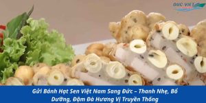Gửi Bánh Hạt Sen Việt Nam Sang Đức – Thanh Nhẹ, Bổ Dưỡng, Đậm Đà Hương Vị Truyền Thống
