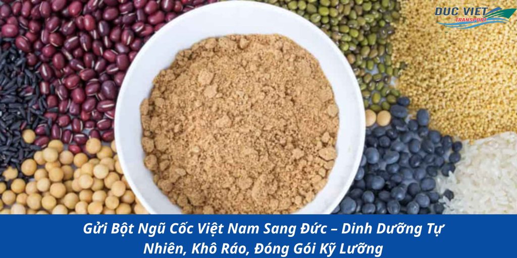 Gửi Bột Ngũ Cốc Việt Nam Sang Đức – Dinh Dưỡng Tự Nhiên, Khô Ráo, Đóng Gói Kỹ Lưỡng